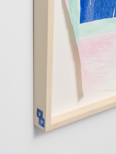 Agnes Scherer, Rain in Giverny 1 (detail), 2025, fully light resistant ink on paper, 77 x 102.5 cm (unframed), 82 x 108.5 cm (framed), unique - © sans titre