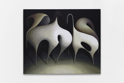 Alicia Adamerovich, Sister Sister, 2021, oil on linen, 100 x 120 cm, unique - © sans titre