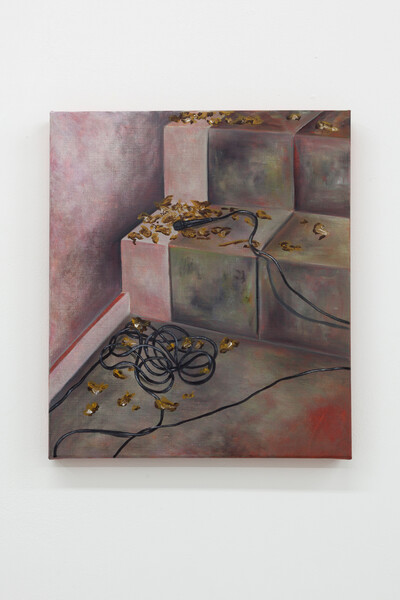 Tanja Nis-Hansen, Documentation 2 (Teenage Mutant, Hamburg), 2024, oil on canvas, 35 x 30 cm, unique - © sans titre