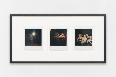 Jill Westwood, Skin II Night Club, circa 1983, colored Polaroid photographs, 10.16 x 8.90 cm (each, unframed), 23.5 x 45.5 x 3 cm (framed together), unique - © sans titre