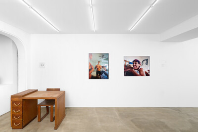 exhibition view with Naëlle Dariya and Elijah Ndoumbe - © sans titre