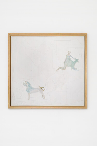 Ezio Gribaudo, Teatro della memoria, 1980-1989, mixed media and collage, 95 x 100 cm, unique - © sans titre