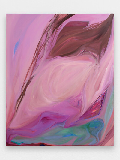 Sequoia Scavullo, Me and my mom, 2025, oil on canvas, 160 x 130 cm, unique - © sans titre