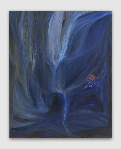 Sequoia Scavullo, The waters floor, 2023, oil on canvas, 163 x 130 cm, unique - © sans titre