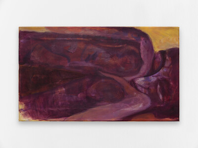 Jessy Razafimandimby, Biscuits and words, 2025, acrylic on bed sheet, 32 x 54.5 cm, unique - © sans titre