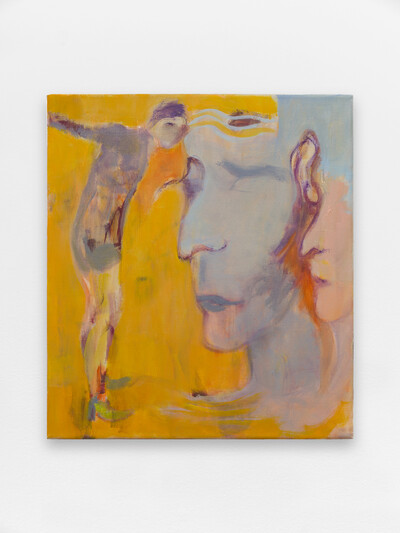 Jessy Razafimandimby, The rules are overwhelmed, 2025, acrylic on bed sheet, 46 x 41 cm, unique - © sans titre