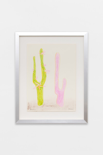 Ezio Gribaudo, Arizona, 1965, pencil on paper, 48 x 38 cm (framed), 36 x 26 cm (unframed), unique - © sans titre