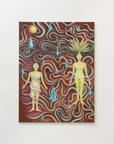 Tanja Nis-Hansen, Body’s in trouble (2), 2020, oil and acrylic on canvas, 80 x 60 cm, unique - © sans titre