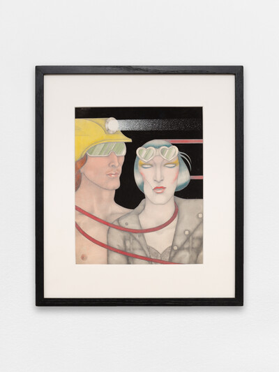 Mel Odom, Viva Magazine, 1976, pencil and dyes on paper, 29 x 24 cm (unframed), 42.5 x 36.5 cm (framed), unique - © sans titre