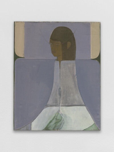 Paul Becker, Feather, 2026, oil on linen, 60 x 48 cm, unique - © sans titre
