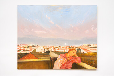 Robert Brambora, Peripheral, 2026, pencil, gouache, oil on wood, 100 x 125 cm, unique - © sans titre