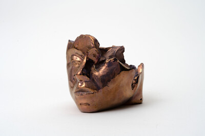 Robert Brambora, Untitled, 2020, ceramic, copper glaze, 19 x 18 x 17 cm, unique - © sans titre