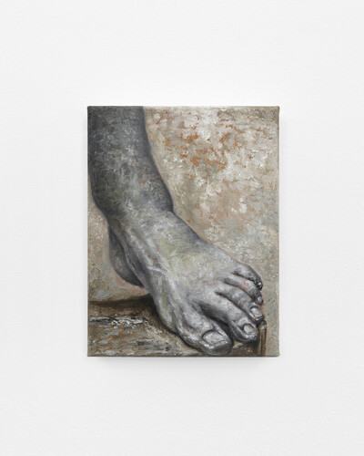 Tanja Nis-Hansen, Performance 2, 2025, oil on canvas, 24 x 18 cm, unique - © sans titre