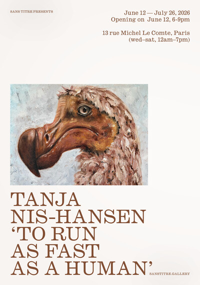 Tanja Nis-Hansen, « To run as fast as a human », Paris (upcoming) - © sans titre