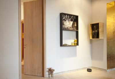 exhibition view with works by Robert Brambora and Hamish Pearch - © sans titre